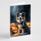 Edge Collections - 5" x 7" - Multicolor - Sheltie Puppy Halloween Greeting Cards - 8 Pieces